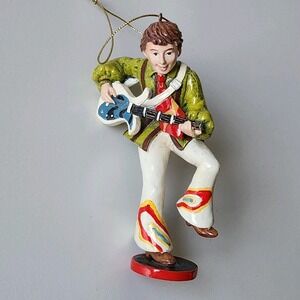 Guitar Guy Christmas Ornament Electric Guitar Musician Flares Music ‎ Gift Idea